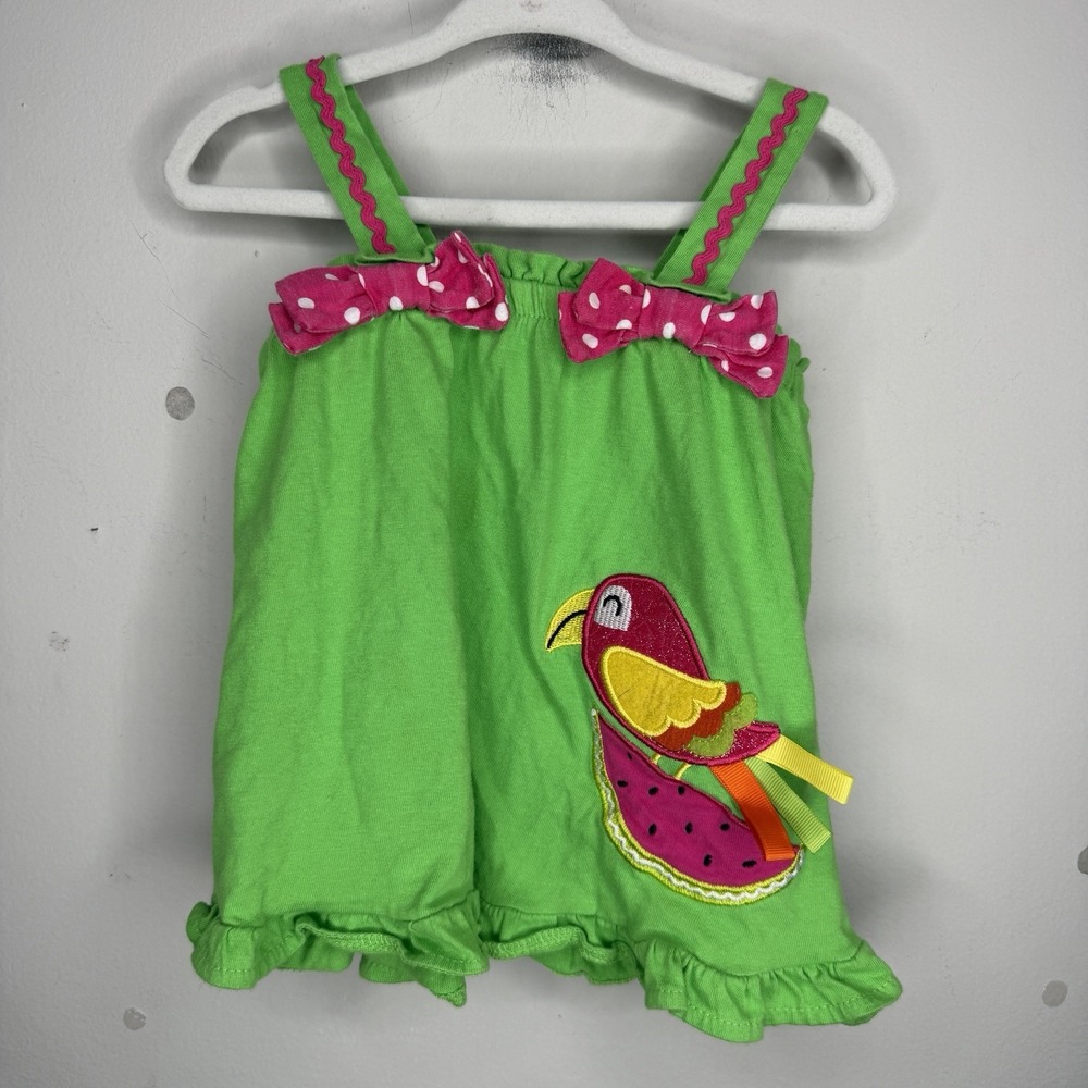 Rare Editions‎ 18 Month Toucan fruit Top Boutique Top Watermelon Vintage